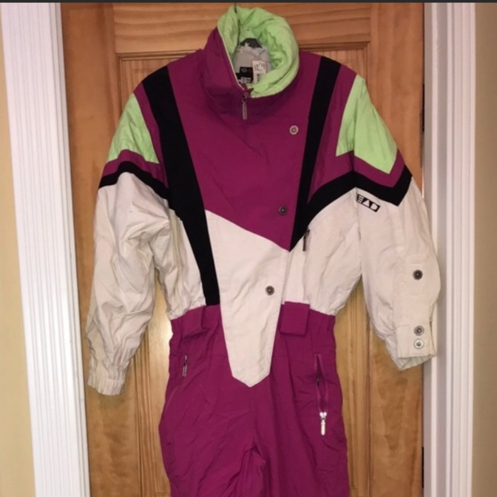 Vintage Neon Snow Suit! Excellent Condition